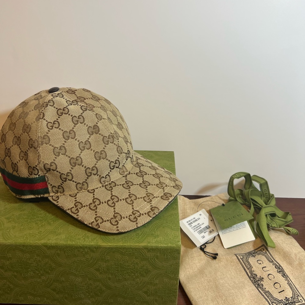 GUCCI Monogram hat